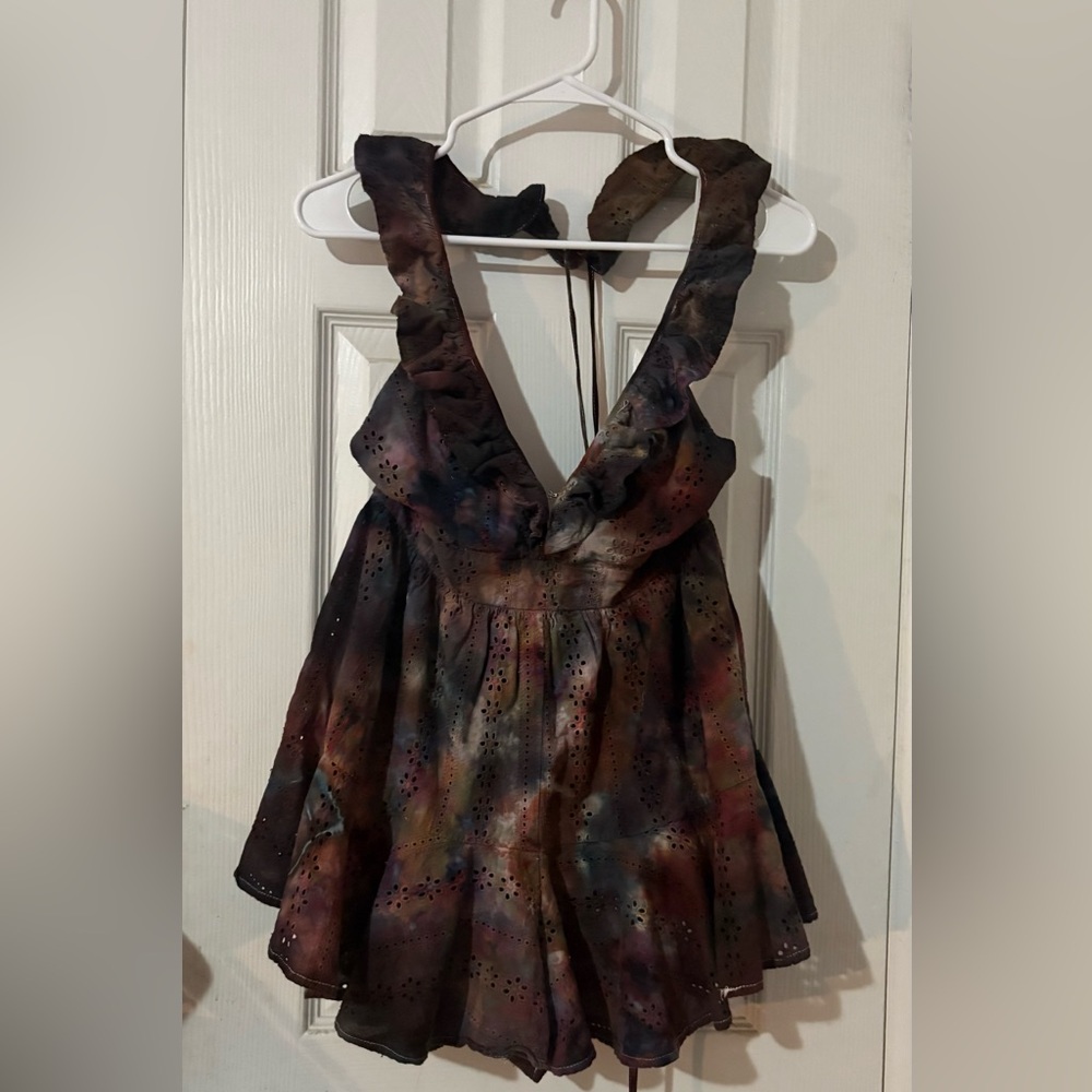Tye-Dye pattern romper